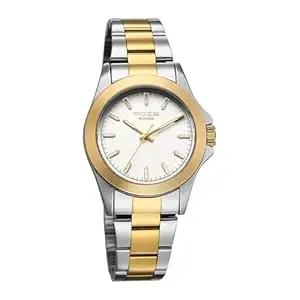 Sonata Poze 8 Quartz Analog with White Dial IPS+IPG Stainless Steel Strap Watch for Men - SP70105BM01W