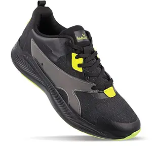 WALKAROO Gents Black Sports Shoe (WS9094) 8 UK