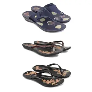Women's Comfortable Sandal,Casual Lightweight Sandal for Everyday Wear | (COMBO-3)-1973-O19-O20-6