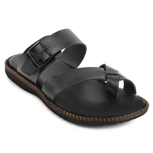 Royal Cruzz Comfortable Black Sandal For Men's
