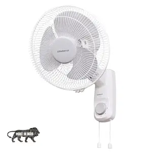 berry's OZON 12" High Speed 80 Watts 300mm Wall Fan, 2200 RPM, Made in India, 2 Year Warranty (Royal)