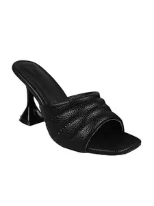 TRYME Chunky Spool Heels Comfortable & Trendy Party Casual Block Heel Sandal Sandals For Women