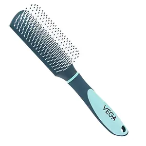 Vega Flat Hair Brush (India's No.1* Hair Brush Brand) For Men and Women, Color may Vary (E22-FB)