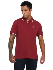 AMERICAN CREW Polo Collar T-Shirt for Men with Pocket
