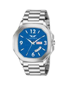 Trending Day & Date OTUS Series Square Dial for Boys with Quartz Mechanism Analog Watch - for Men LCS-8313