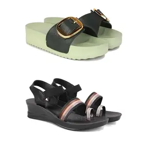 sandal for Women's,slip-ons,quality casaul sandals for Women's PCV-SAN-(2-COMBO)-1997-1960-6-EURO-37