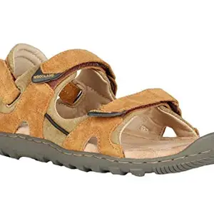 Woodland Men's Camel Sandals - 9 UK/India (43 EU)(GD 0491108CMA)