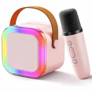 Astrophile-Karaoke-Mic-With-Speaker-For-Singing-With-Microphone & Led-Lights | Cute-Birthday-Gift-For-Kids-Musical-Toys-For-Boys,Girls & Adults (Multi) (S2)