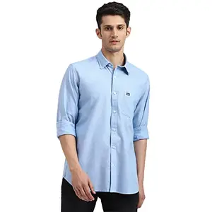 Arrow Men's Slim Fit Shirt (ASADOSH1779_Light Blue