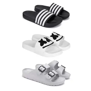 Men's Sandals | Lightweight Wear| Stylish & Easy to Wear For Men's GRP-San-(3-COMBO)-3024-3030-3114-6