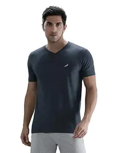 CROCODILE Men Solid Sport Fit T Shirt | Round Neck | Short Sleeve | Regular Length | Basic Casual Pull On Topwear