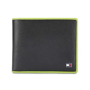 Tommy Hilfiger Black/Neon Men's Wallet (TH/TREYGCW0117)