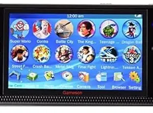 Gameson PSP Built-in Games MP4 Player Tv Out Portable Game Console With 10000 4 GB with Mario, Contra, Mustafa, Tekken 3, etc. (Black, 1)