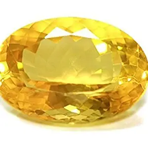 APSLOOSE 8.25 Ratti 7.25 Carat sunela Stone Original Certified Natural Citrine Success Gemstone or Men & Women (Lab Tested)