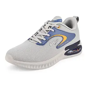 Campus Men's Aries L.Gry/R.Slate Running Shoes -7UK/India 1 Pair