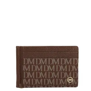 Da Milano Leather Money Clip - Brown (0101Q)