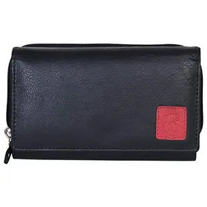 FT Black Pure Leather Wallet