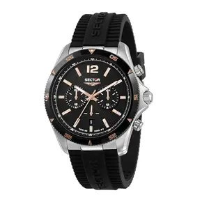 Sector 650 Analog Chronograph|Date Dial Color Black Men's Watch - R3271631002