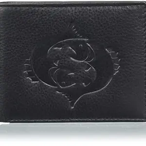 Justrack Men Dark Black Color Genuine Leather Money Purse (LWM00191-JT_8)