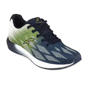 FURO Sports Evening Blue/Olive Green Men Sports Shoes Lace Up Running O-5018 C932_8