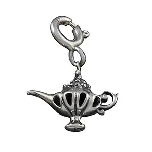 FOURSEVEN Jewellery 925 Sterling Silver Magic Genie Lamp Charm Pendant, Fits in Bracelets, Pendant and Necklace for Women and Girls