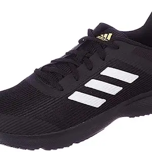 Adidas Men Mesh Racard M Running Shoe CBLACK/FTWWHT/HALGOL (UK-12)