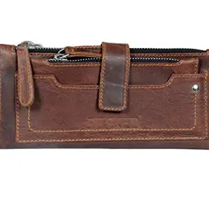 PERKED Lovesick Wallet from Made up of Genuine Leather for Female in Brown Color