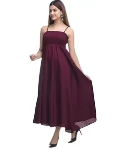 Royal Textile Enchanting Elegance: Premium Women's Frocks for Effortless Charm in Every Occasion Purple Colored(RT-126-M)