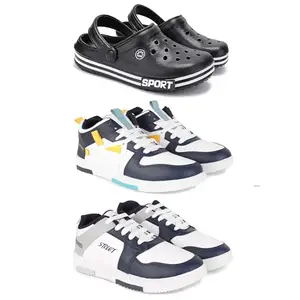 Men's Sports Shoes | Lightweight Stylish & Easy to Wear for Men'sGR-SPO-(3-Combo)-3014-1074-1075-9 Multicolor