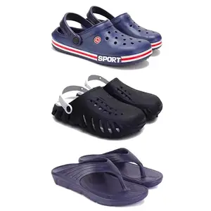 DRACKFOOT Men's Sandals | Lightweight Wear| Stylish & Easy to Wear For Men'S GRT-SAN-(3-COMBO)-3015-3149-3153-9