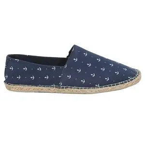UNIKICKS Men's Espadrille Canvas Casual Shoes - Dark Blue | Shoes for Men and Boys | Casual Shoe | (Size:6)