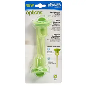 Dr. Brown's Wide Neck Options Alternative Kit (270 Ml, Pack of 2, Green)