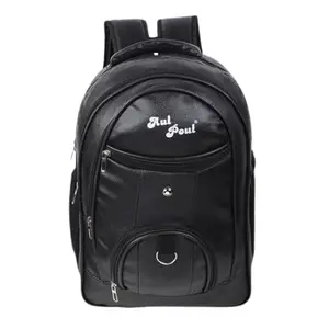 Casual Vegan Leather Office College Laptop Shoulder Business Unisex Backpack