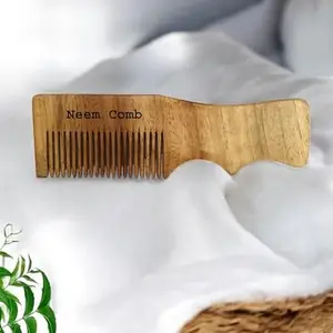 StayBuy™ Neem Wood Hair Comb,Comb for unisex, Neem Wood Comb For Women/Men, Pack-1, Color_ Brown