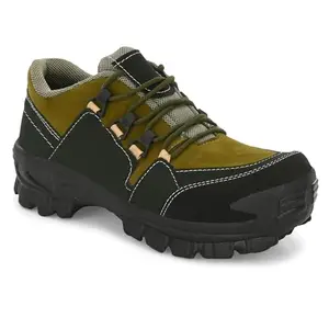 Karaddi Mens Casual Shoes 8003 Mens's Trekking & Hiking Shoe Olive