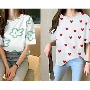 Trendy Women’s T-Shirt – Soft, Stylish, and Comfortable Tee for Everyday Fashion and Casual Wear Design No SH-P3443-L