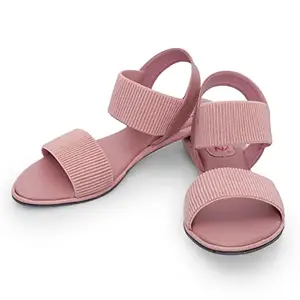 NAAJ Women LDF-1386 Outdoor Sandals (peach, numeric_7)