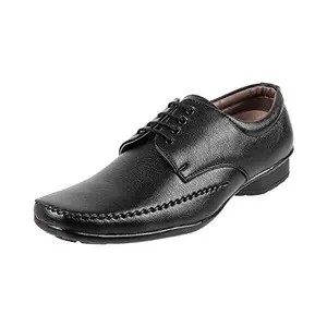 Walkway Mens Synthetic Black Lace-up Shoes (Size (9 UK (43 EU))