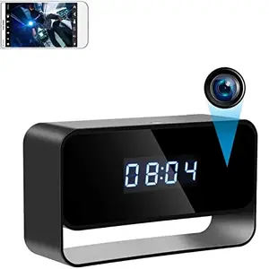 AYIKA Table Clock Spy Camera Audio Video Recorder Night Vision, Motion Detection Secret Dev
