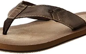 United Colors of Benetton Men's Brown Flip-Flops and House Slippers - 10 UK/India (44.5 EU) (16A8CFFPM516I)