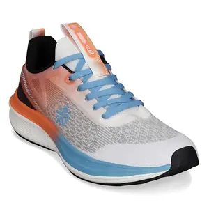 CULT Women Aetheris Running Shoes (CS704257UK8_White & Orange_UK8)