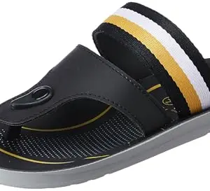 Aqualite Men PG-1412 Slipper, Grey/Black, 10 UK/India