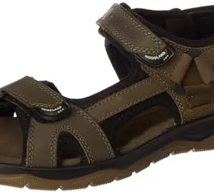 Woodland Men's Olive Leather Casual Shoe-8 UK (42 EU) (OGD 4521022)