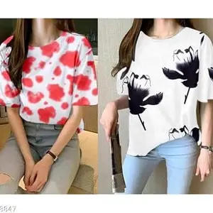 Trendy Women’s T-Shirt – Soft, Stylish, and Comfortable Tee for Everyday Fashion and Casual Wear Design No SH-P3256-S