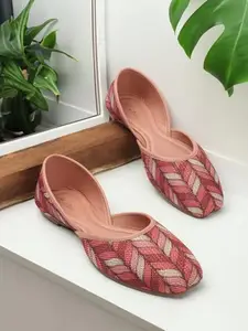 Picktoes PT-S88 Women's Pink Synthetic Leather Casual Flat Sandal