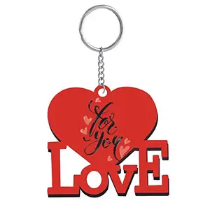 Family Shoping Valentine Gift for Girlfriend for You Keychain Keyring