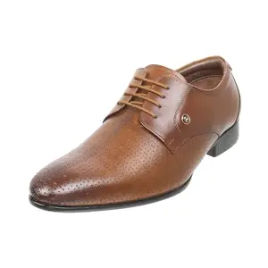 Mochi Men Tan Leather Fashion Lace-up/Formal Shoes UK/6 EU/40 (19-49)