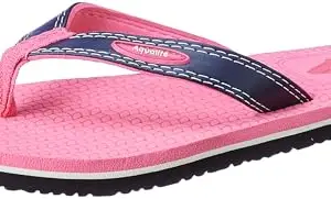 Aqualite Women LV-401 Slipper, N.Blue/Peach, 5 UK/India