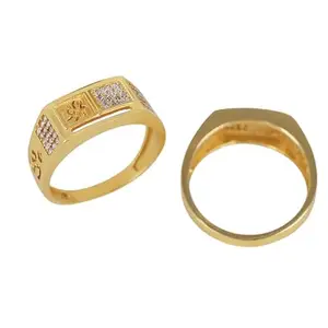 Stylish Men's Designer Ring Diamond Gold Ring For Men Ring/Gold Ring||JEWELRYRING-265-22