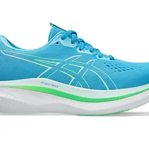 ASICS Mens GLIDERIDE 4 Digital Aqua/New Leaf Running Shoes - 7 UK (1011B891.400)